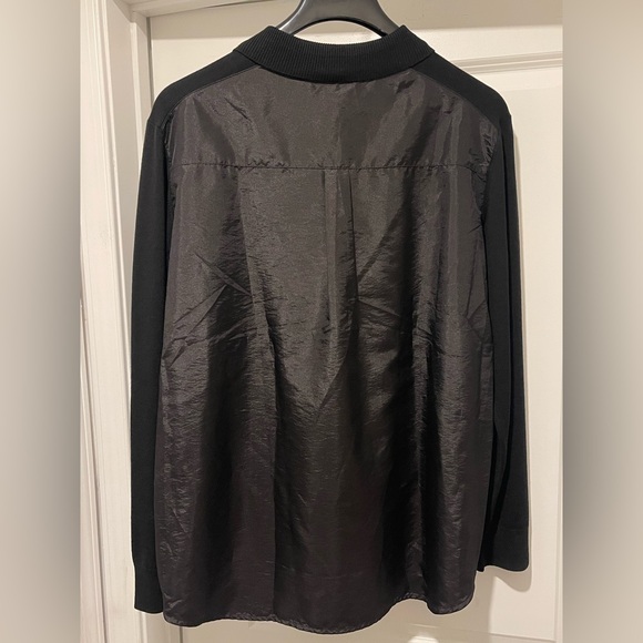 TIBI Ssense Exclusive Black Hybrid Polo Mens Size XL - Picture 6 of 14